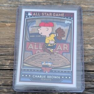 Charlie Brown Peanuts Topps Baseball Card 2014